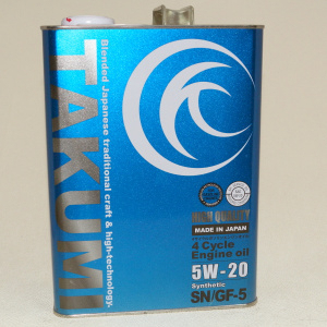 Масло моторное TAKUMI X-Treme 5W-20 SM/CF синт. 4л