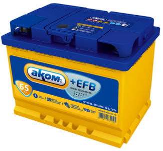 Аккумулятор Аком 65 Евро EFB EN670 о/п