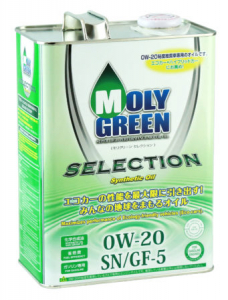 Масло моторное MOLY GREEN Selection 0W-20 SP/GF-6A/CF 4л