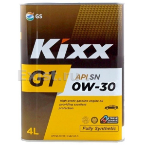 Масло моторное Kixx G1 0W-30 SN/CF синт. 4л