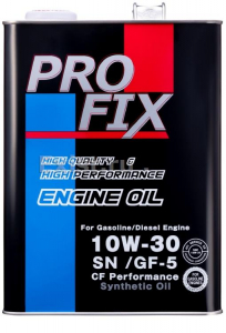 Масло моторное PRO FIX Engine Oil 10W-30 SN/GF-5 п/синт. 4л