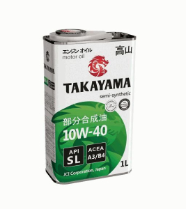 Масло моторное TAKAYAMA 10W-40 SL A3/B4 п/синт. 1л