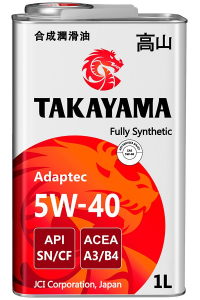 Масло моторное TAKAYAMA 5W-40 SN/CF синт. 1л