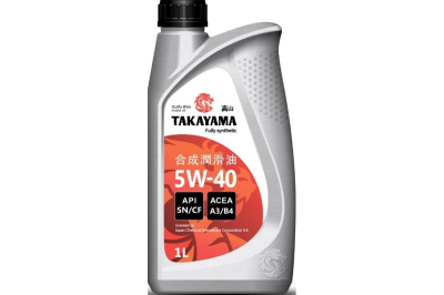 Масло моторное TAKAYAMA 5W-40 SN/CF синт. 1л (пластик)
