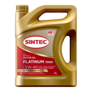 Масло моторное SINTEC Platinum 7000 5W-40 SN/CF cинт. 4л