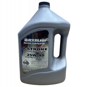 Масло моторное QUICKSILVER 4-Stroke Marine Engine Oil Synthetic Blend 25W-40 п/синт. 4л